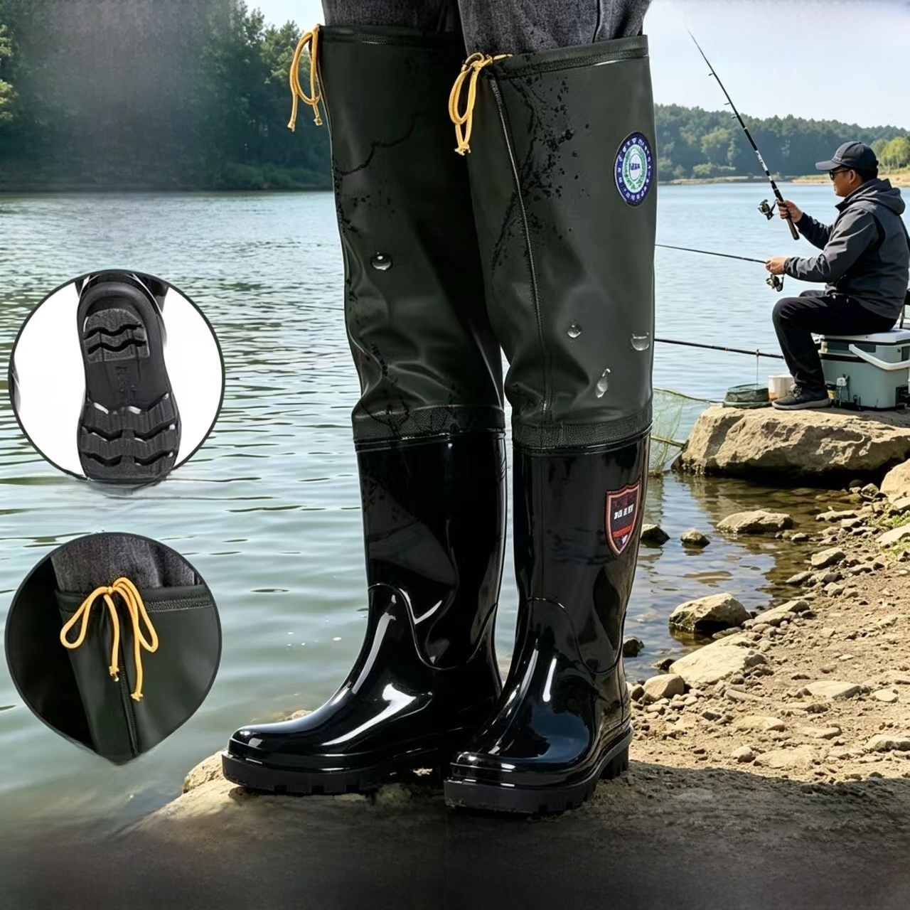 Fishing Boots - Sepatu Bot Hujan Setinggi Lutut yang