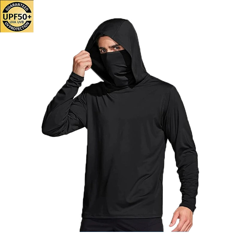 Kemeja Pancing Pria Berwarna S - Fishing Mask Sun Protection ulasan dan harga